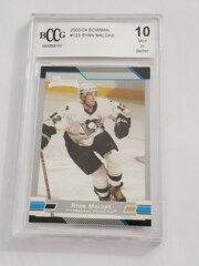 2003-04 Bowman #123 Ryan Malone BCCG 10 Mint or Better 0000855103