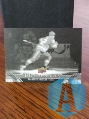 2023-24 Upper Deck Series 1 UD Canvas Black White #C12 MACKENZIE WEEGAR