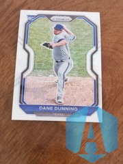 2021 Panini Prizm Prizms White Wave #226 Dane Dunning