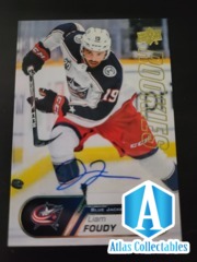2020-21 Upper Deck ROOKIES BOX Liam Foudy AUTO