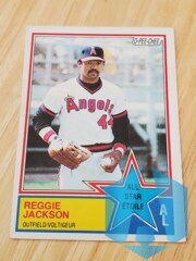 1983 O-Pee-Chee #390 Reggie Jackson AL All-Star Angels