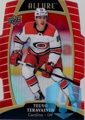 2019-20 Upper Deck Allure Teuvo Teravainen #22 Red Rainbow Die-Cut Hurricanes