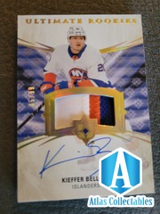 2020-21 UD Ultimate RPA KIEFFER BELLOWS /99 Patch Auto Autograph