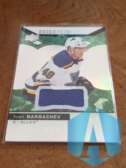 2017 Trilogy Premieres Level 1 Green Foil Jersey 151/399 Ivan Barbashev Rookie