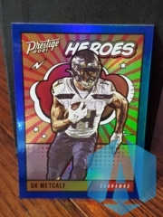 2021 Panini Prestige Heroes BLUE 041/249 DK METCALF #HE-12 SP Seahawks