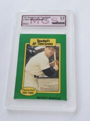 1987 Baseball's All-Time Greats # NNO Mickey Mantle MGS 9.0 MINT 90422