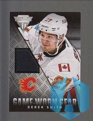 2013-14 Panini Titanium Game Worn Gear Derek Smith #GG-DSM Calgary Flames