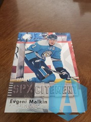 2009-10 SPx SPXcitement #X27 Evgeni Malkin 777/999 - Pittsburgh Penguins