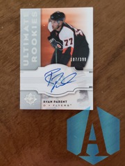 2007-08 Ultimate Collection 107/399 Ryan Parent #141 Rookie Auto RC