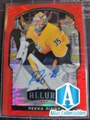 2020-21 Allure Pekka Rinne #4 RED Rainbow AUTO