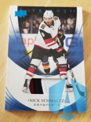 2020-21 Upper Deck Trilogy Blue #24 Nick Schmaltz Jersey 04/25 - Arizona Coyotes
