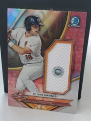 2017 Bowman Chrome Game-Used Jersey 84/99 Paul DeJong #AFLR-PD Relic Fall Stars Game