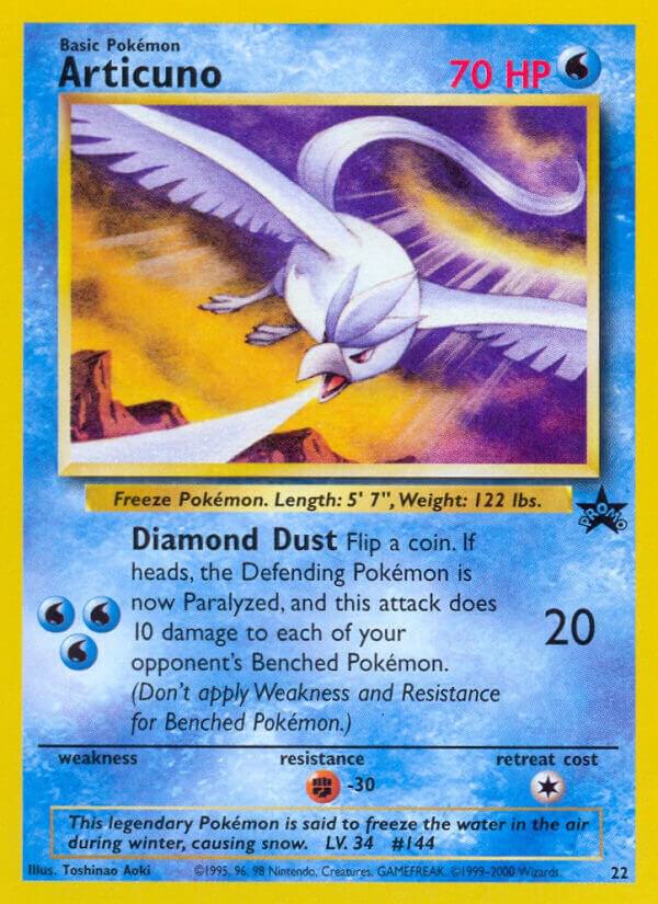 Articuno 22 Legendary Birds Promo