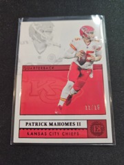 2021 Patrick Mahomes II Panini Encased #44 /15 Numbered