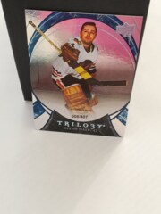 2015-16 Upper Deck Trilogy Rainbow Blue Career Wins #94 Glenn Hall 008/407