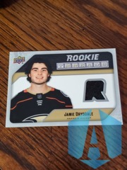 2021-22 Upper Deck Series 2 Jamie Drysdale #RT-JD Rookie Threads Patch Relic