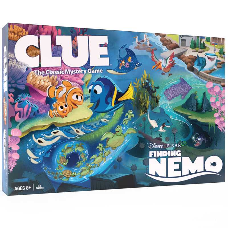 Clue the Classic Mystery Game Finding Nemo Edition