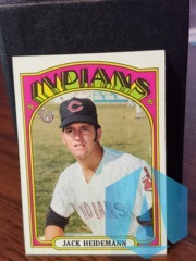 2014 Topps 75 Anniversary Buyback 1972 Topps #374 Jack Heidemann - Cleveland Indians