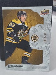 2019-20 Upper Deck Engrained #17 Brad Marchand 294/299 Boston Bruins