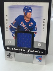 2010-11 Upper Deck SP Game Used Mark Messier #AF-MM Authentic Fabrics Jersey Rangers