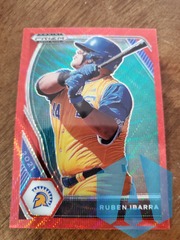 2021 Panini Prizm Draft Picks Red Wave Prizm Ruben Ibarra #PDP119