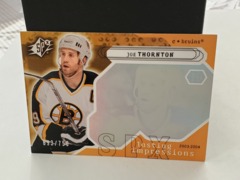 2003-04 SPx Lasting Impressions 693/750 Joe Thornton #129