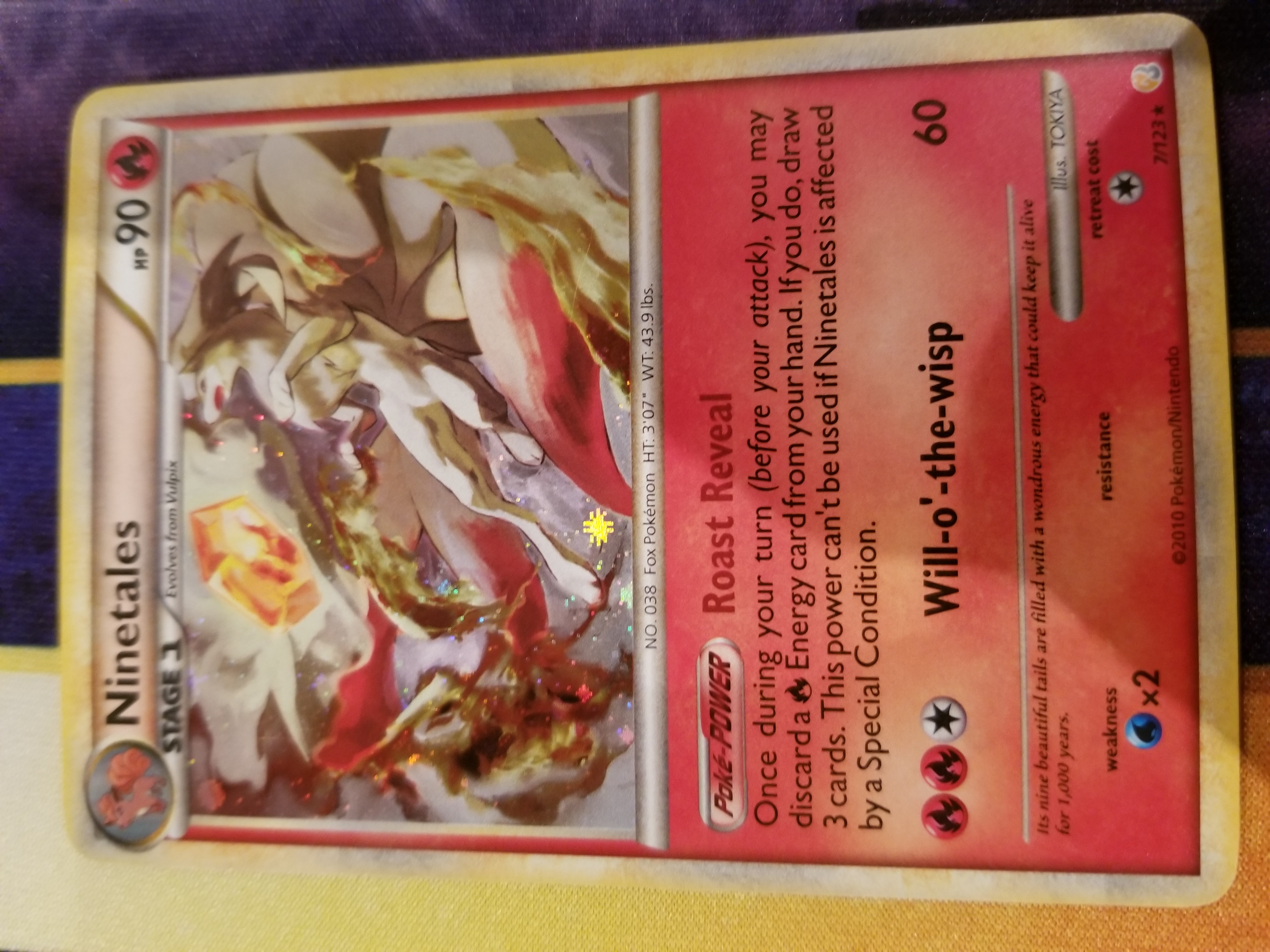 Ninetales - 7/123 - Holo Rare