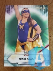 2021 Topps WWE RAW Light Green #123 Nikki A.S.H. 036/199