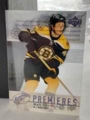 2007-08 Upper Deck Ice Premieres Matt Hunwick #136 Acetate 1801/1999 Bruins