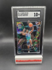 2021-22 Panini Spectra James Bouknight 01/99 Celestial Prizm #126 RC SGC 10