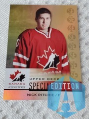 2014 UD Team Canada Juniors Special Edition #SE-46 Nick Ritchie