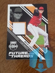 2021 Panini Elite Extra Edition Future Threads Nick Lodolo #FT-NL