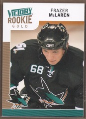 2009-10 Upper Deck Victory Rookie Gold #327 Frazer McLaren - San Jose Sharks