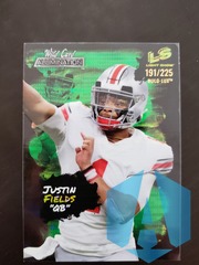 2021 Wild Card ALUMINATION Justin Fields Green Light Show LS 3 Chicago Bears 191/225