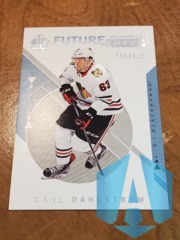 2018-19 UD SP Authentic Future Watch RC #185 Carl Dahlstrom 155/999