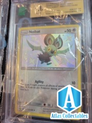 Noibat Holo SV43 Pokemon Hidden Fates - MNT 9.0 (like PSA) B