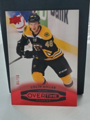 2015-16 Upper Deck GTS Overtime Rookies Red Foil 85/99 Colin Miller #112 Bruins