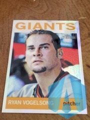 2013 Topps Heritage Chrome Refractors 369/564 Ryan Vogelsong #HC91