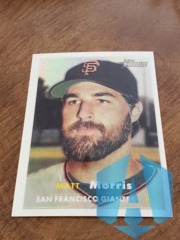 2006 Topps Heritage Chrome Refractor 477/557 Matt Morris #14