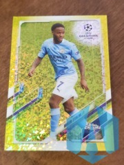 2020-21 Topps Champions League Yellow Diamond 028/299 Raheem Sterling #76