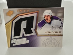 2005-06 SPx Rookie Jersey 0984/1999 George Parros #144