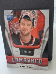 2009-10 Upper Deck Be a Player Goalies Unmasked 346/499 Cam Ward #GU14
