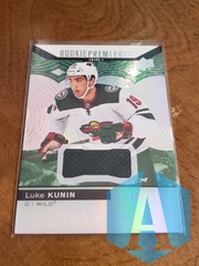 2017 Trilogy Premieres Level 1 Green Foil Jersey 057/399 Luke Kunin #66 Rookie