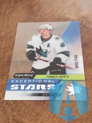 2020-21 UD Synergy Tomas Hertl  #ES-12 Exceptional Stars 600/749