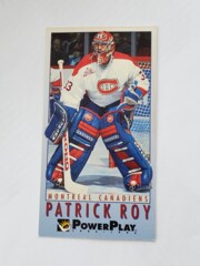 1993-94 Fleer #133 Patrick Roy Tall Boy Power Play Montreal Canadiens