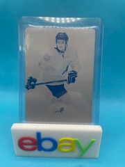 Matthew Barzal Upper Deck Canada Juniors 2016 One of One Cyan Printing Plate