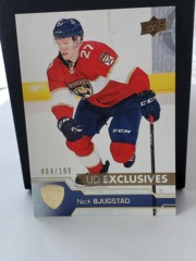 2016-17 Upper Deck UD Exclusives 084/100 Nick Bjugstad #333 Florida Panthers