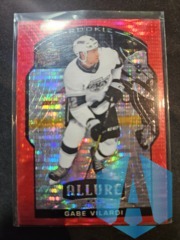 Gabe Vilardi 2020-21 Upper Deck Allure Rookie Red Rainbow Card #75
