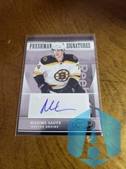 2012-13 Certified Freshman Signatures #171 Maxime Sauve Boston Bruins RC 573/999