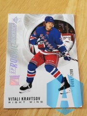 2020-21 SP Rookie Authentics Silver Spectrum 0489/1299 Vitali Kravtsov #137